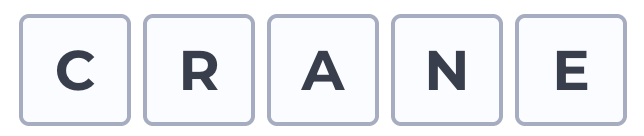 Enter your first word guess